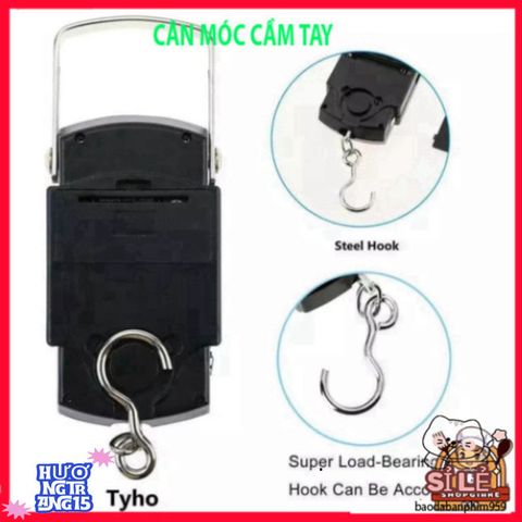 Cân Cầm Tay LCD 50kg/10g - Thiết Bị Đo Chính Xác Hoàn Hảo Cho Du Lịch, Câu Cá & Đồ Dùng Hàng Ngày