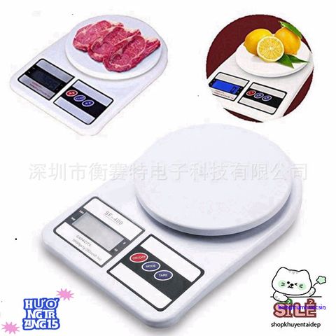 Cân Điện Tử Mini FS-400 10kg/1g - Chính Xác, Màn Hình LCD Sáng, Bảo Hành 1 Năm, Tặng Pin AAA - Cân Sức Khỏe Hoàn Hảo Cho Bếp Nhà Bạn!