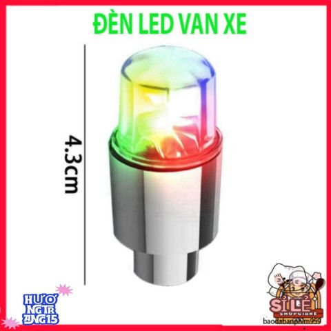 Bộ 2 Đèn LED Màu Sắc Ấn Tượng cho Van Xe Đạp và Xe Máy - Đèn Trang Trí Tăng Cường Hiệu Ứng Ánh Sáng Ban Đêm