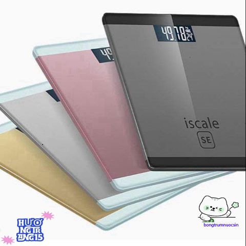 Cân Sức Khỏe Thông Minh Hình Iphone - Cân Điện Tử Chính Xác 180kg, Thiết Kế Gọn Nhẹ, Màn Hình LCD Đọc Dễ Dàng