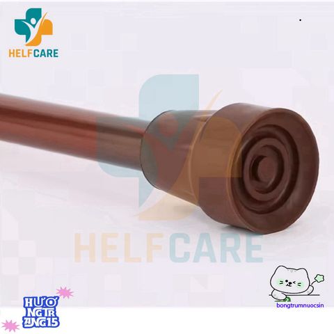 Gậy Chống Một Chân HelpCare Chất Liệu Hợp Kim Nhôm - Điều Chỉnh Chiều Cao 76-98cm, Hỗ Trợ Người Già Đi Lại An Toàn Và Tiện Lợi