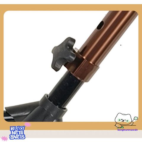 Gậy Đi Bộ 4 Chân Chống Trượt Điều Chỉnh Cao từ 63-87cm cho Người Cao Tuổi - Hợp Kim Nhôm và Inox Chắc Chắn, Thoải Mái Sử Dụng