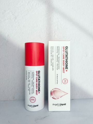 Xịt Giảm Mụn Lưng Angel's Liquid Glutathione + Centella 150ml - Làm Sáng Da, Mờ Thâm, Chăm Sóc Cơ Thể Tự Nhiên