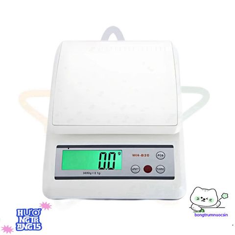 Cân Tiểu Ly Điện Tử Bếp B05 - Cân Đo Chính Xác 5kg Cho Làm Bánh, Pha Chế - Kèm Pin Tiện Lợi, Thiết Kế Gọn Nhẹ
