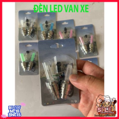 Bộ đèn LED gắn van xe đạp chống nước - An toàn và tiện ích cho chuyến đi ban đêm, thiết kế hiện đại, 2 chiếc nhẹ nhàng lắp dễ dàng