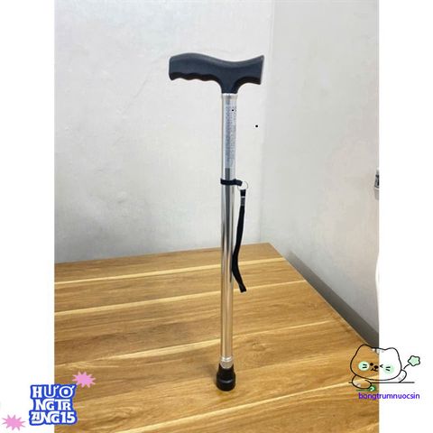 Gậy đi lại Lucass 3 chân - Cây chống hỗ trợ người già, có thể điều chỉnh chiều cao, chất liệu sắt mạ crom bền chắc.