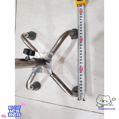 Gậy Nâng Đỡ 3 Chân Inox - Giải Pháp An Toàn Cho Người Già & Khuyết Tật - Chống Trơn Trượt, Điều Chỉnh Chiều Cao