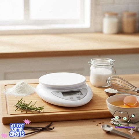 Cân Điện Tử Mini Nhà Bếp 5Kg B05 - Cân Chính Xác, Thiết Kế Nhỏ Gọn, Thích Hợp Làm Bánh, Pha Chế và Kiểm Soát Khẩu Phần