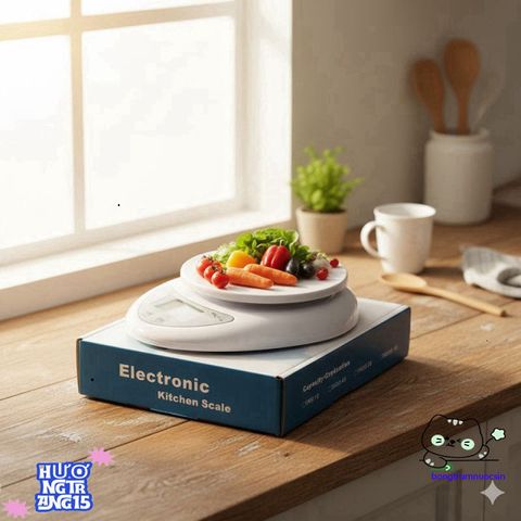 Cân Điện Tử Mini Nhà Bếp 5Kg B05 - Cân Chính Xác, Thiết Kế Nhỏ Gọn, Thích Hợp Làm Bánh, Pha Chế và Kiểm Soát Khẩu Phần
