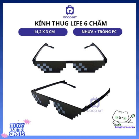 Kính Mát Pixel Mosaic 2D Unisex - Phong Cách Năng Động, Thoải Mái Cho Nam Nữ, Thời Trang Cosplay & Chụp Ảnh