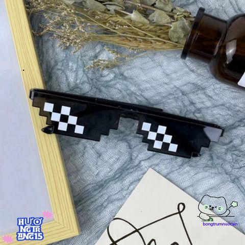 Kính Mát Pixel Mosaic 2D Unisex - Phong Cách Năng Động, Thoải Mái Cho Nam Nữ, Thời Trang Cosplay & Chụp Ảnh