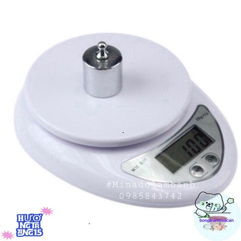 Cân Điện Tử WH-B05 - Đo Trọng Lượng Chính Xác Từ 1g Đến 5kg, Thích Hợp Để Làm Bánh Và Nấu Ăn