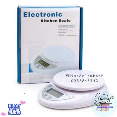 Cân Điện Tử WH-B05 - Đo Trọng Lượng Chính Xác Từ 1g Đến 5kg, Thích Hợp Để Làm Bánh Và Nấu Ăn