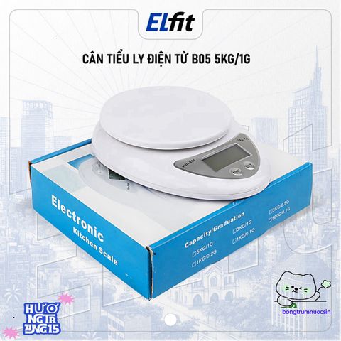 Cân Mini Điện Tử 5Kg - Cảm Biến Chính Xác, Thiết Kế Gọn Nhẹ Dễ Dàng Mang Theo, Màn Hình LCD Rõ Ràng
