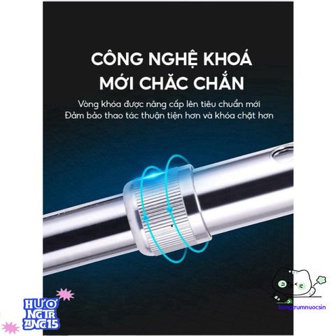 Gậy Đi Bộ Điều Chỉnh Cao Độ 3-4 Chân Inox Cao Cấp Lucass - Phục Hồi Chức Năng Cho Người Già, Khuyết Tật