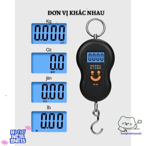Cân Điện Tử Cầm Tay Mini 50Kg - Thiết Kế Nhỏ Gọn, Chính Xác Cao Cho Nhà Bếp & Du Lịch - Tiện Lợi Để Cân Thực Phẩm
