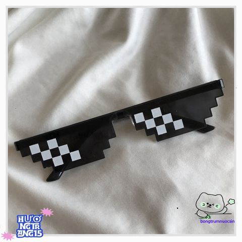 Kính Mắt Mosaic Thug Life - Gọng Kính Phong Cách Disco Cá Tính UV400 Cho Nam Nữ Thời Trang Vui Nhộn