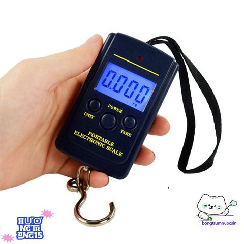 Cân Điện Tử Mini Cầm Tay A01L - Đo Đạc Hành Lý 40kg, Tiện Dụng Cho Du Lịch và Mua Sắm, Móc Treo & Thước Đo Chính Xác