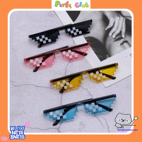Kính Thug Life 6 Chấm Nhiều Màu - Phụ Kiện Chụp Ảnh Vui Nhộn Dành Cho Tất Cả Dịp, Thời Trang Độc Đáo