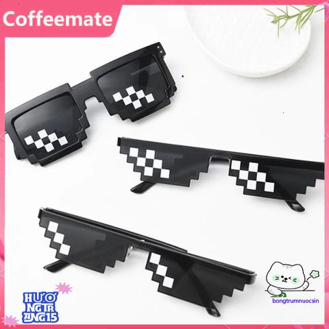 Kính Mát Thug Life 6 Chấm - Chống UV400, Phong Cách Punk Độc Đáo, Mẫu Hot Trend Dành Cho Nam Sinh