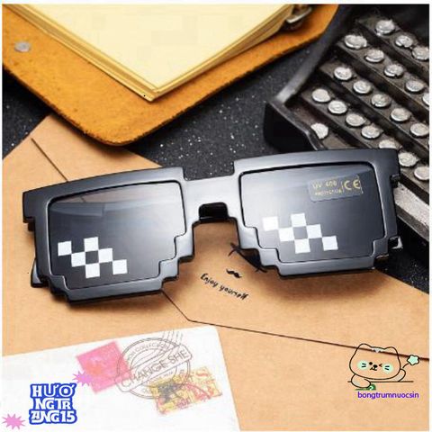 Kính Mắt Thug Life 6 Chấm Nhiều Màu - Phụ Kiện Thể Hiện Cá Tính Gamer, Phong Cách Trẻ Trung
