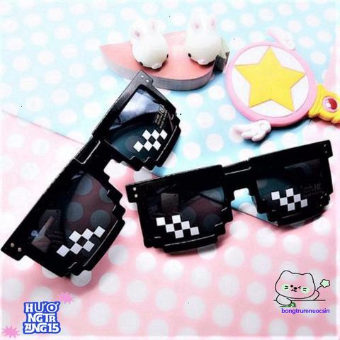 Kính Mắt Thug Life 6 Chấm Nhiều Màu - Phụ Kiện Thể Hiện Cá Tính Gamer, Phong Cách Trẻ Trung