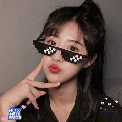 Kính Thug Life 6 Chấm - Kính Mắt Siêu Ngầu Dành Cho Gamer, Phụ Kiện Thời Trang Độc Đáo, Kính Minecraft Nhiều Màu