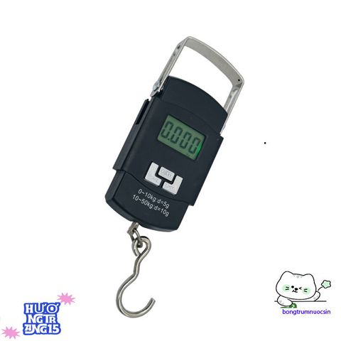 Cân Điện Tử Cầm Tay 50kg/10g - Thiết Bị Đo Trọng Lượng Hành Lý Với Móc Treo Dễ Sử Dụng cho Du Lịch
