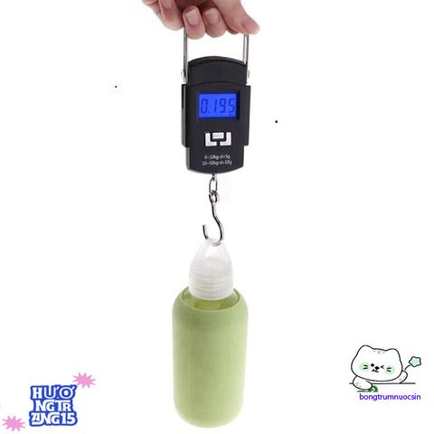 Cân Điện Tử Cầm Tay 50kg/10g - Thiết Bị Đo Trọng Lượng Hành Lý Với Móc Treo Dễ Sử Dụng cho Du Lịch