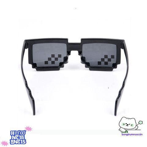 Kính Thug Life vuông 8Bit - Kính mắt thời trang chất lượng cao cho nam nữ, phong cách ngầu, trendy, hoàn hảo cho chụp ảnh nhóm