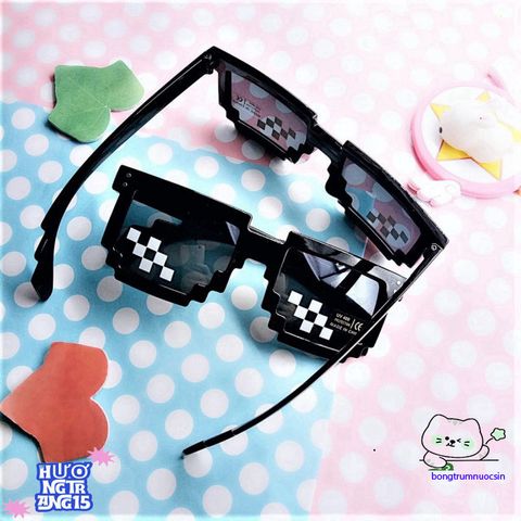 Kính Thug Life vuông 8Bit - Kính mắt thời trang chất lượng cao cho nam nữ, phong cách ngầu, trendy, hoàn hảo cho chụp ảnh nhóm