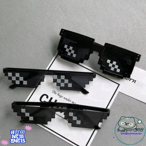 Kính Mát Mosaic Hai Chiều Disco Punk Thug Life - Phong Cách Năng Động, Bảo Vệ UV400, Tầm Nhìn HD, Thời Trang Độc Đáo