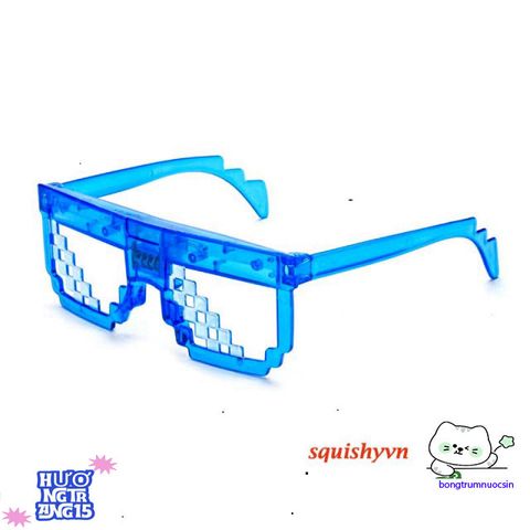 Kính Thuglife Phát Sáng LED Nobita - Kính Dự Tiệc Thời Trang Độc Đáo Cho Tiệc Tùng, Bar, Lễ Kỷ Niệm