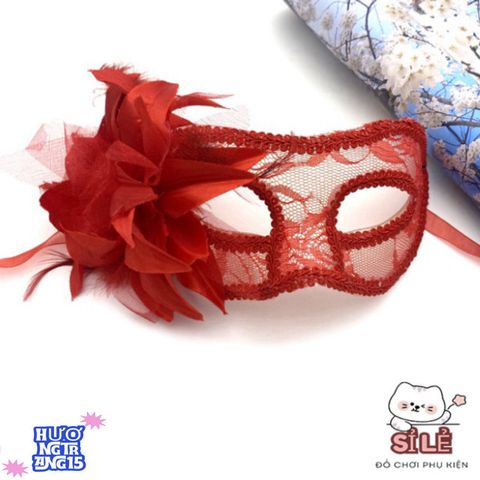 Mặt Nạ Nửa Mặt Hoa Ren Độc Đáo Cho Trang Phục Halloween - Đạo Cụ Trang Điểm Thời Trang Dành Cho Tiệc Tùng Ấn Tượng