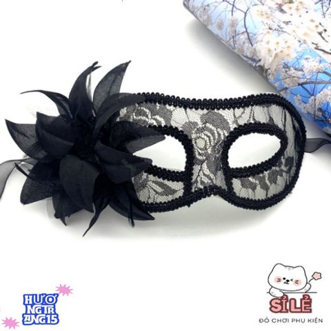 Mặt Nạ Nửa Mặt Hoa Ren Độc Đáo Cho Trang Phục Halloween - Đạo Cụ Trang Điểm Thời Trang Dành Cho Tiệc Tùng Ấn Tượng