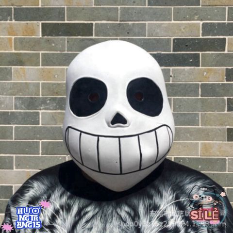 Mặt Nạ Mắt Xanh Sans - Phụ Kiện Hóa Trang Từ Game Undertale Cho Halloween và Lễ Hội - Độc Đáo và Hấp Dẫn