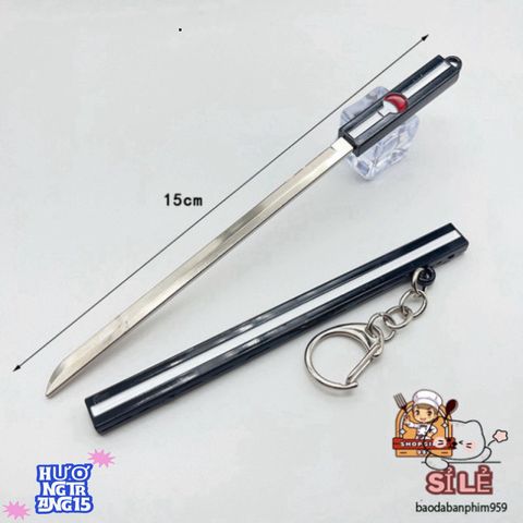 Móc Khóa Mini Kiếm Samurai One Piece - Phụ Kiện Anime Chất Liệu Titan Không Gỉ, Quà Tặng Thú Vị Cho Fan Hâm Mộ