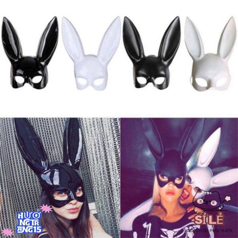 Mặt Nạ Thỏ Halloween Cao Cấp - Phụ Kiện Cosplay Dễ Thương Cho Tiệc Hóa Trang và Sự Kiện Biểu Diễn