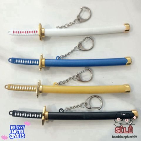 Móc Khóa Katana Zoro One Piece - Thiết Kế Độc Đáo Samurai 16cm Bằng Hợp Kim Không Gỉ - Quà Tặng Anime Thời Trang