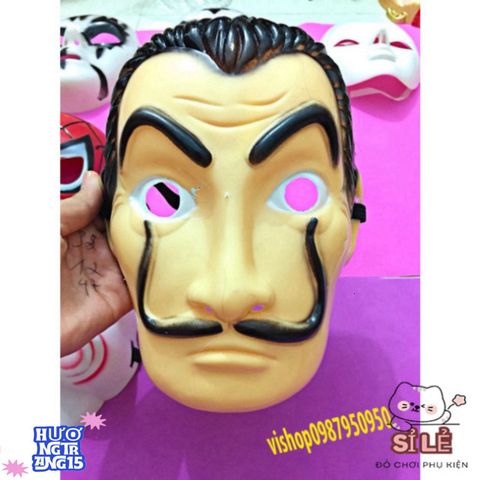 Mặt Nạ Halloween Salvador Dali La Casa De Papel - Phụ Kiện Hóa Trang Độc Đáo Cho Tiệc Tùng và Sự Kiện Kịch Nghệ Thuật