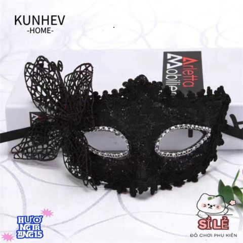 Mặt Nạ Hóa Trang KUNHEV Bướm Ren Sang Trọng - Phụ Kiện Tiệc Halloween, Mardi Gras, Hay Tiệc Sinh Nhật Quyến Rũ