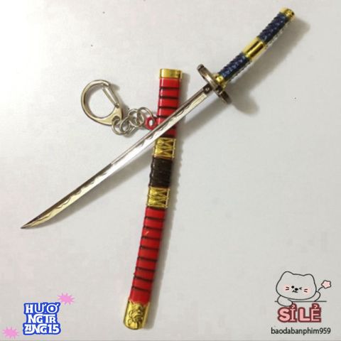 Móc Khóa Kiếm Katana Zoro - One Piece Anime Chất Liệu Hợp Kim Không Gỉ, Món Quà Thú Vị cho Người Hâm Mộ