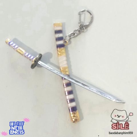 Móc Khóa Kiếm Katana Zoro - One Piece Anime Chất Liệu Hợp Kim Không Gỉ, Món Quà Thú Vị cho Người Hâm Mộ