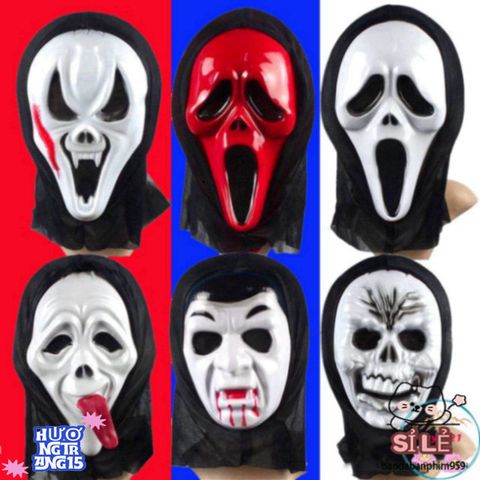 Mặt Nạ Thần Chết Scream Halloween - Phụ Kiện Hóa Trang Ma Quái Độc Đáo Cho Mùa Lễ Hội Kỳ Bí