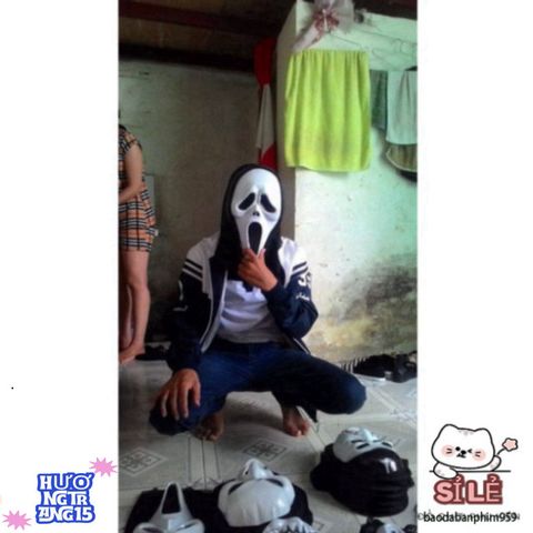 Mặt Nạ Thần Chết Scream Halloween - Phụ Kiện Hóa Trang Ma Quái Độc Đáo Cho Mùa Lễ Hội Kỳ Bí