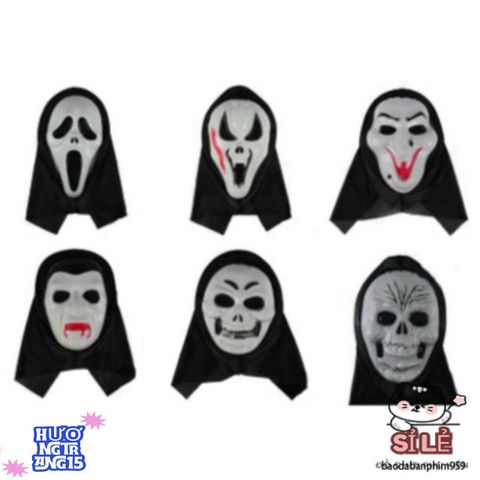 Mặt Nạ Thần Chết Scream Halloween - Phụ Kiện Hóa Trang Ma Quái Độc Đáo Cho Mùa Lễ Hội Kỳ Bí