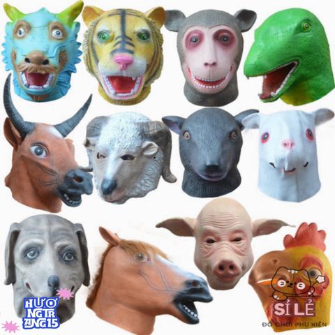 Mặt Nạ Chó Ngáo Husky - Phụ Kiện Hóa Trang Halloween Độc Đáo Cho Video TikTok và Lễ Hội Hóa Trang