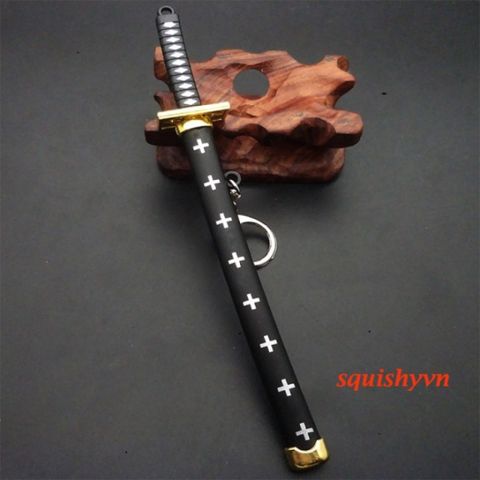 Móc Khóa Katana Samurai - Phụ Kiện Thời Trang Nhật Bản Huyền Bí - Quà Tặng Cho Fan One Piece Kèm Hình Zoro