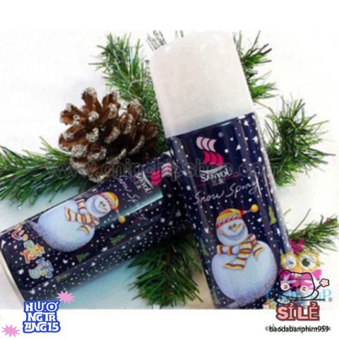 Bình Chai Xịt Tuyết 210ml - Công Nghệ Nén Khí Trang Trí Giáng Sinh & Mùa Đông, Tạo Không Gian Tuyết Huyền Ảo