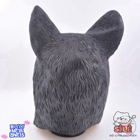 Mặt Nạ Chó Ngáo HUSKY - Phụ Kiện Hóa Trang Thú Vị Cho Halloween - Chất Liệu Latex Tự Nhiên, Kích Thước Phù Hợp Mọi Lứa Tuổi